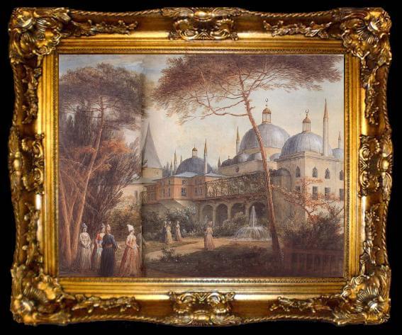 framed  Jean-Baptiste Hilair Promenade, ta009-2
